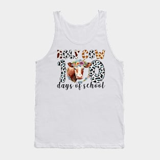 Holy Cow 100 Days Of School 100th Day Smarter Teacher Kids Tank Top